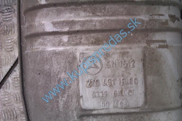 Výfukové potrubie s tlmičom Mercedes W210 320 CDI